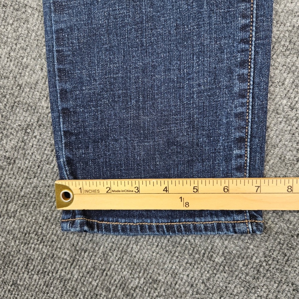 Levis 529 Curvy Straight Leg Jeans Women 6 Dark Wash Denim Mid Rise Flap Pockets - Picture 6 of 11